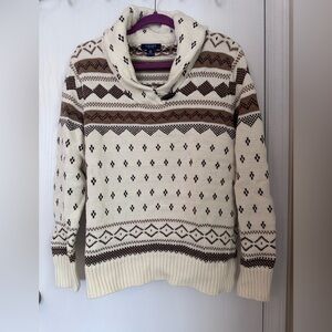 Chaps cowlneck sweater